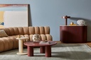 Juno Ziggy 3-Seater Arc Sofa - Beige Chunky Boucle