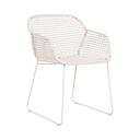 Cabana Link Dining Armchair - Chalk - White