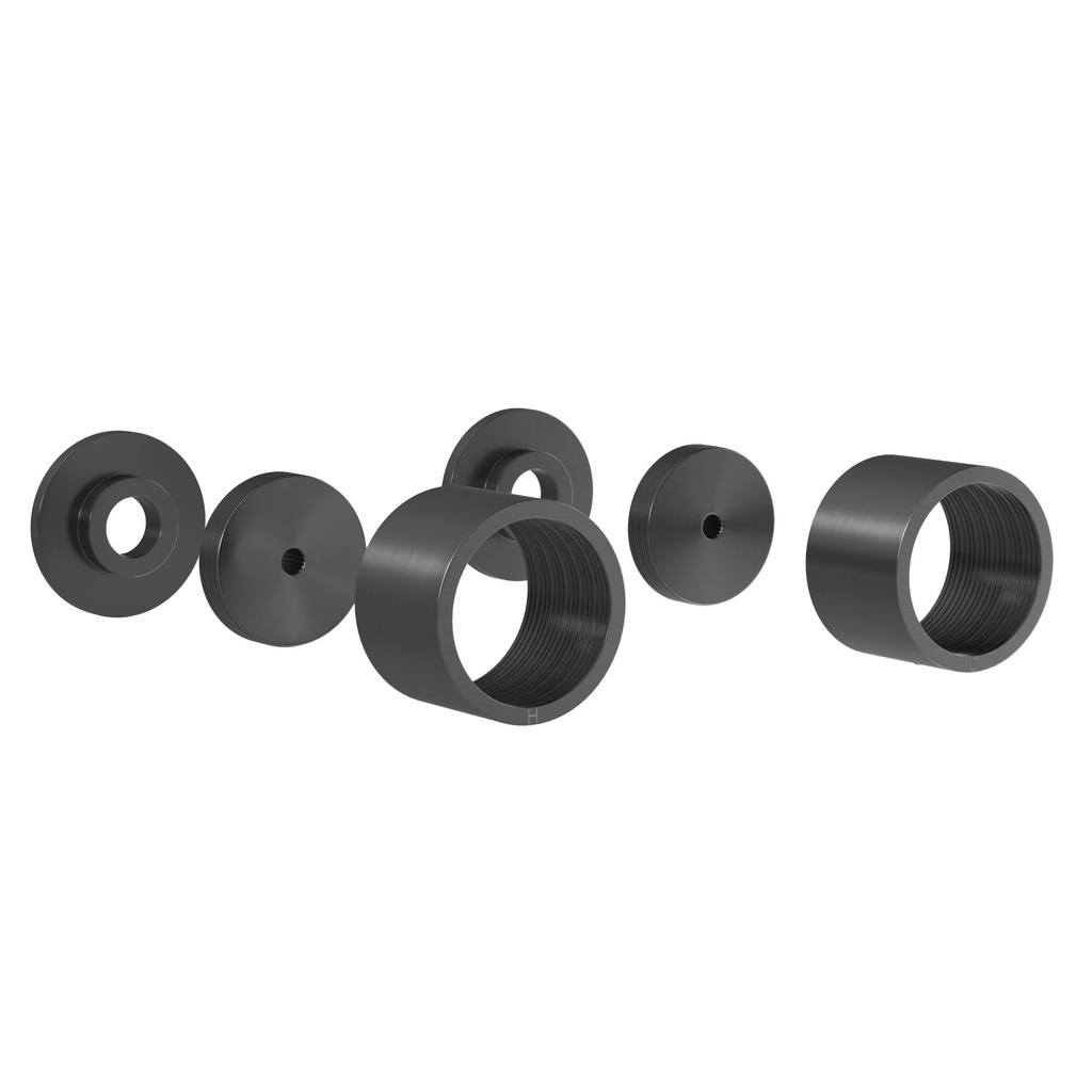[11834] Pixi Tile Insert Assembly Handle Kit - Brushed Gunmetal