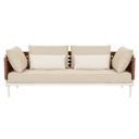 Cabana Weave 3 Seater Sofa - Ivory - Brique