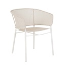 Cabana Woven Dining Armchair - Chalk - White