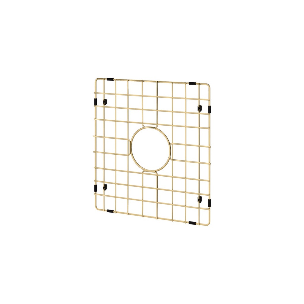 [16237] Hartley Double Sink Protector - Brushed Brass