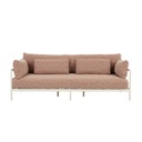 Cape 3 Seater Sofa - Tuscan Brick - Sandcastle
