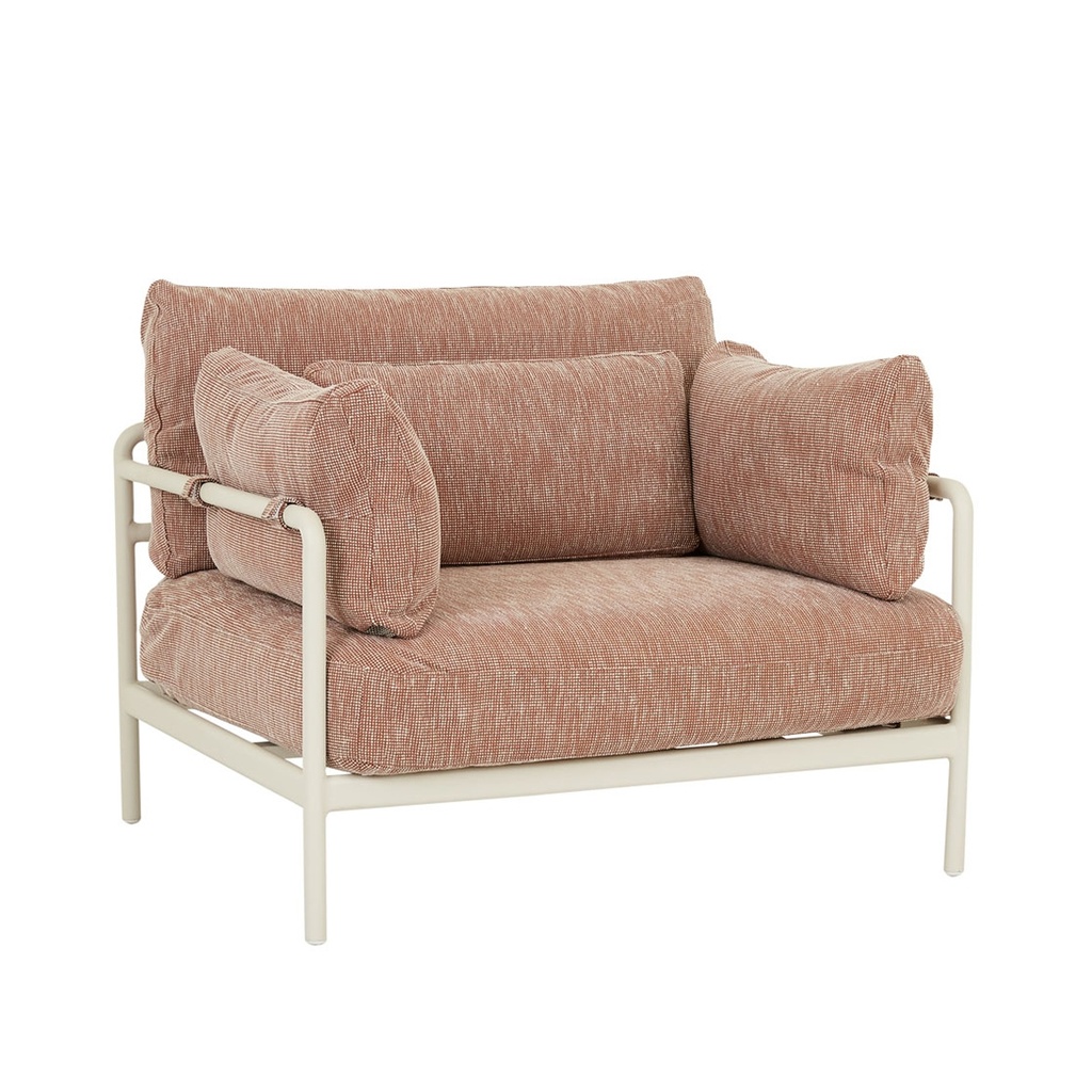 [CAPE-SOFA-CHAIR-TUSCAN-BRICK-SANDCASTLE-SOF-CAPE-1S-SANDCASTLE] Cape Sofa Chair - Tuscan Brick - Sandcastle