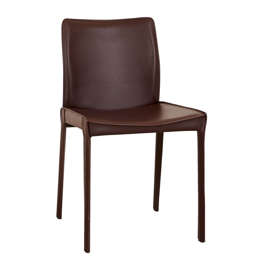 [CARLO-DINING-CHAIR-BURGUNDY-CH-CARL] Carlo Dining Chair - Burgundy