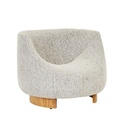 Hana Occasional Chair - Ore Speckle - Natural Ash Veneer