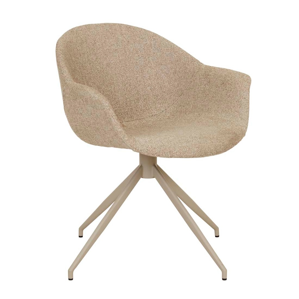 [DAISY-SPIDER-LEG-OFFICE-CHAIR-FAWN-SPECKLE-MATT-CASHMERE-CH-DAISY-SPI-OFF-MATT-CASHMERE] Daisy Spider Leg Office Chair - Fawn Speckle - Matt Cashmere