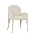 Jules Dining Armchair - Sandcastle Tweed