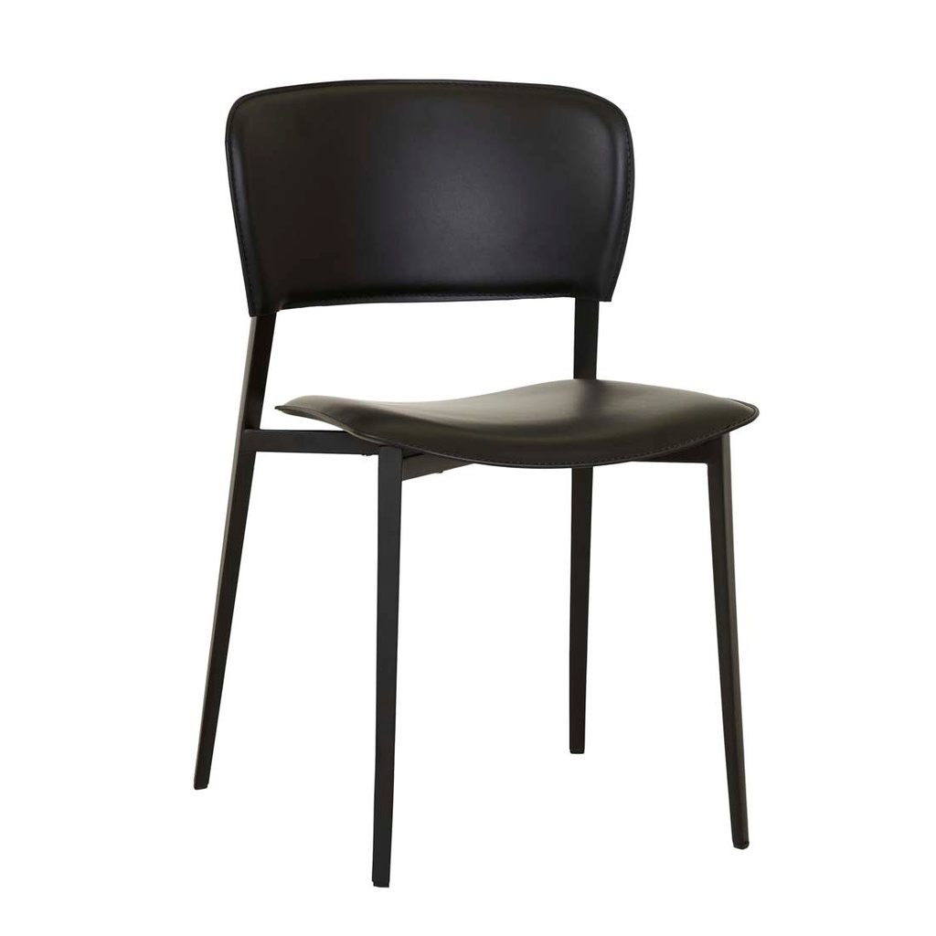 [MATILDA-DINING-CHAIR-JET-BLACK-CH-MAT] Matilda Dining Chair - Jet Black