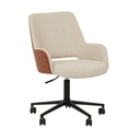 Quentin Office Chair - Ecru Wheat - VINTAGE TAN PU