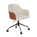 Riley Office Chair - Seashell - VINTAGE TAN PU