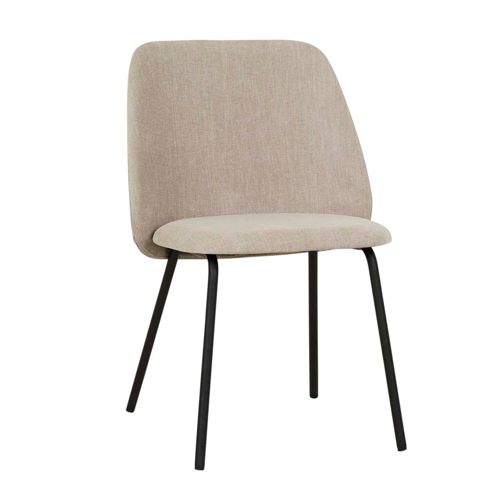 [SOPHIA-DINING-CHAIR-COPELAND-BIRCH-BLACK-METAL-CH-SOPH-BLACK-METAL] Sophia Dining Chair - Copeland Birch - Black Metal