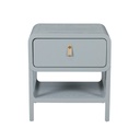 Charles Bedside - Dusty Blue